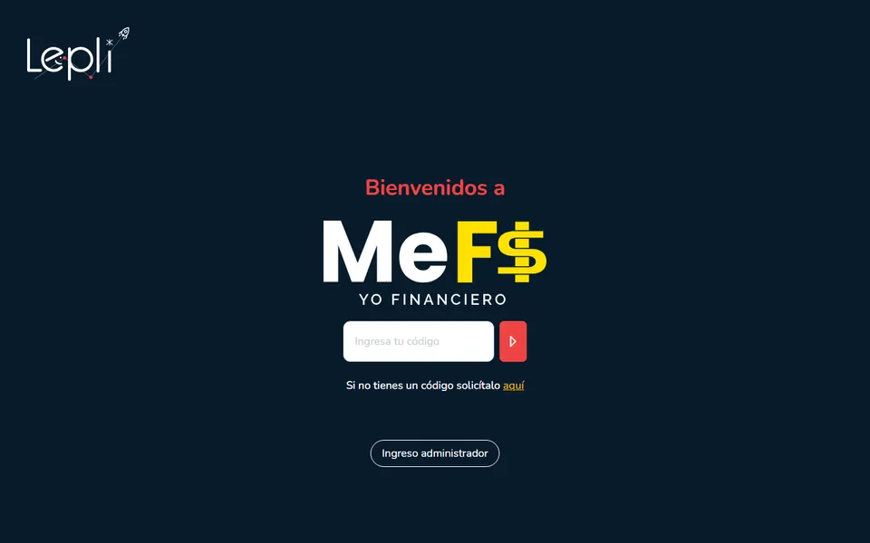 Screenshot of the MeFi — Yo Financiero website